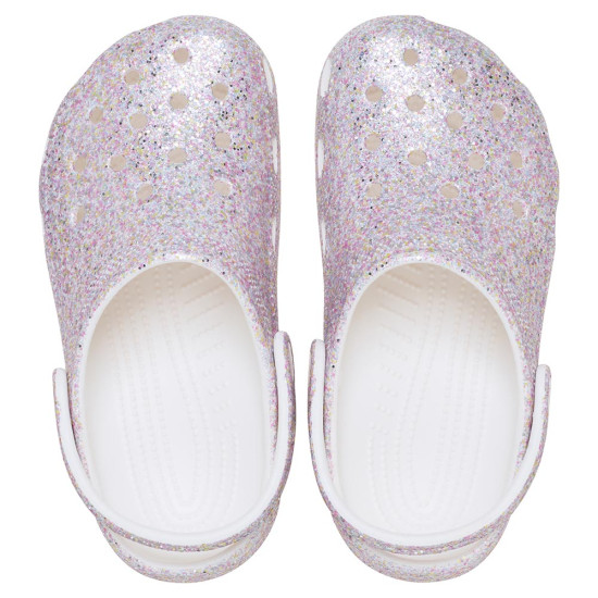 Crocs Kids' Classic Fantasy Glitter Clog